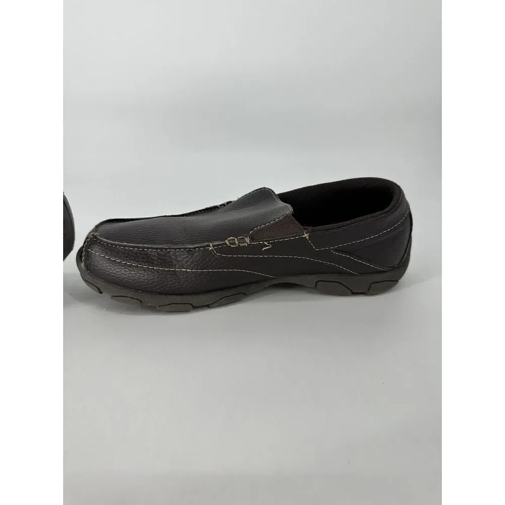 Perry Ellis America Prepp Loafer Brown Leather Fashion Loafers Mens Size 6‎